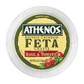 Athenos&nbsp;&nbsp;feta cheese with basic & tomato, natural crumbled Full-Size Picture